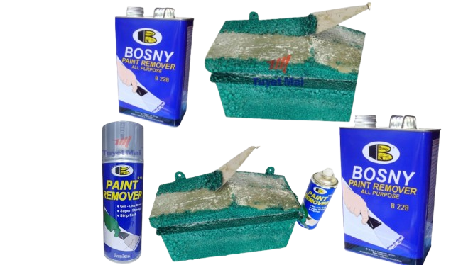 Cách tẩy sơn xịt trên sắt và tường hiệu quả